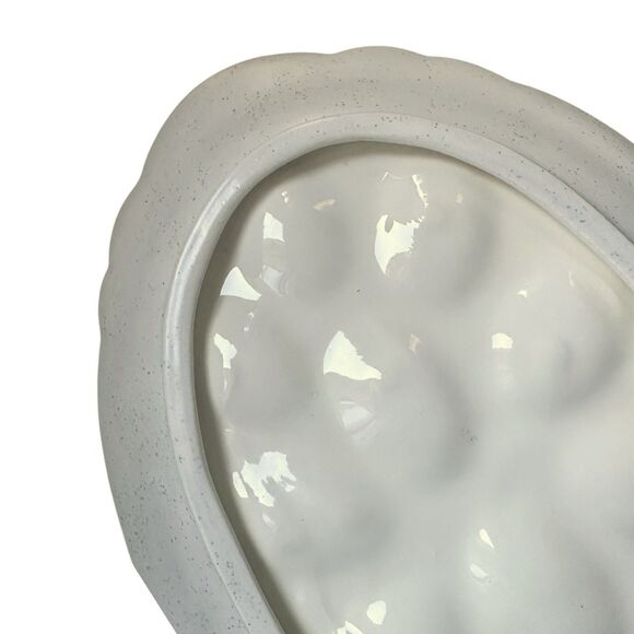 Vintage Pfaltzgraff Deviled Egg Plate  Classic Stoneware Serving Dish- 12-1/2” - Picture 6 of 6